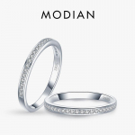 Modian Classic 100% 925 Sterling Silver Charm AAA tsirkooniumoksiidist s&otilde;rmes&otilde;rmused naistele pulmade kihlusavalduse ehted 5 h&otilde;be