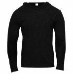 Do The Work Meeste kulturismi fitness puhtast puuvillast &uuml;hev&auml;rvilised Slim Fit s&uuml;gismood hingavad pikkade varrukatega dressid M must