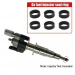 6x k&uuml;tusepihusti tihendir&otilde;ngas BMW N54 N63 135 335 535 550 650i 740i 750i X5 X6 jaoks