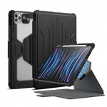 iPad Pro 12 9 &uuml;mbrise 2022/2021 magnet&uuml;mbris iPad Pro 11 jaoks iPadi 10. p&otilde;lvkonna multifunktsionaalne nahk&uuml;mbris iPad 10 2022 must