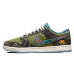 Nike Dunk Low SIEMPRE Familia Unisex tossud Roheline S&uuml;sinikuroheline L&otilde;hesinine DO2160-335 35.5