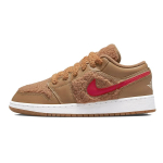 Air Jordan 1 Low Utility GS Karukujulised Laste Tossud Pruun Tume-Driftwood Racer-Blue DO2233-264 35.5 brown