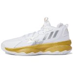adidas Dame 8 Laheem The Dream Meeste Tennised Valge Jalats-Valge H&otilde;bedane-Metallik GY1755 41⅓ white