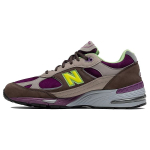 Stray Rats x New Balance 991 Valmistatud Inglismaal Lilla Roheline Naiste Tennised Hall W991SRG 36.5 black