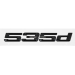 Auto Pagasiruumi Tagumine Embleem Logo Kleebised Rinnam&auml;rk Kroomitud T&auml;hed Numbrid 530d 535d 550d B/MW 5. Seeria jaoks 535d must