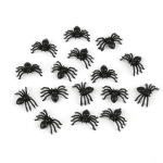 50 tk Halloweeni dekoratiivsed &auml;mblikud V&auml;ikesed mustad plastist v&otilde;ltsitud &auml;mblikum&auml;nguasjad Halloweeni naljakas nali jant Realistlikud rekvisiidid