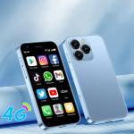 SOYES XS16 4G nutitelefon 3,0 tolli Android 8.0 Quad Core 2000mAh RAM 2GB/3GB ROM 16GB/32GB Type-C Dual SIM MINI telefon