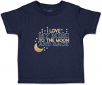 Kohandatud v&auml;ikelapse T-s&auml;rk I Love My Mimi To The Moon And Back Boy Amp; T&uuml;drukute riided S