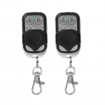 Nutikas 433Mhz kloonimise kaugjuhtimispult, 4 nupuga juhtmevaba RF-saatja koodikopeerimise kaugpaljundaja v&otilde;tmehoidja garaaživ&auml;rava elektrilise ukseavaja jaoks 2PCS