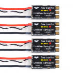 Lemmik FVT LittleBee 30A harjadeta ESC 4PCS elektrooniline kiiruskontroller 2-6S toetab Multishot 30A must