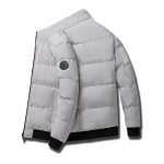 Talvine Meeste Jakk Puuvillane Jakk P&uuml;stkrae Talver&otilde;ivad Kena Ja Soe Meestele XXXXXL white