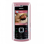 Renoveeritud Nokia Originaal Nokia N72 2G Mobiiltelefon 1 SIM-kaardiga No charger roosa