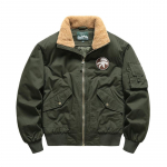 Talvine puuvillane lend suur puuvillane jakk Lamba karusnaha krae Paksendatud puuvillane mantel meeste jope XXL sinine