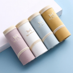 4 TK p&uuml;ksid puuvillased antibakteriaalsed p&uuml;ksid naistele keskmise v&ouml;&ouml;ga hingav antibakteriaalne aluspesu M