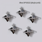 5 tk 3D &uuml;lis&auml;delevad k&otilde;verad s&uuml;dameteemandid Saturn Planet sulamist k&uuml;&uuml;nte kaunistused Luksuslikud manik&uuml;&uuml;ri v&otilde;lud ehted roosa