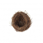 Kunstlik pesa rustikaalne realistlik mitmes suuruses lihav&otilde;ttepeo linnupesadekoratsioon k&auml;sit&ouml;&ouml;ks 6cm