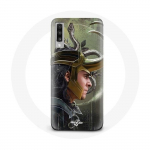 &Uuml;mbris Samsung Galaxy A70 Loki Thor Ragnarokile koos Fanart-kiivriga, 1. hooaeg