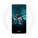 Huawei P8 Demon Slayer Manga Tanjiro ja Nezuko &uuml;mbris