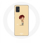 Coque pour Samsung Galaxy A71 BTS TinyTAN Animation Suga