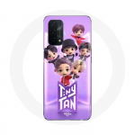 Coque pour Oppo A54 5G BTS TinyTAN Animation Affiche RM Jin Suga J-Hope Jimin Jungkook Et V