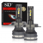 2tk 60W 25000LM H11 Led udutule pirnid H8 9005 HB3 3000K kuldkollane H4 CSP LED mootorratta esitule auto motolamp H11 H8 H9