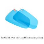 For Tesla Model 3 Model Y X S 2017-2023 Car Side Rearview Mirror Waterproof Anti-Fog Film Side Window Glass Film model3 MY-rearview mirror