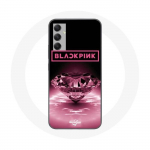Coque pour Samsung Galaxy A34 5G Wallpaper diamante Blackpink Kpop Logo Rose - Maniacase