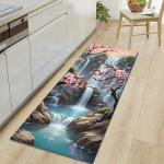 Natural Scenery Pehme k&ouml;&ouml;givaip V&auml;simusvastane K&ouml;&ouml;givaip Veekindel libisemisvastane Vaibakomplekt Jooksuvaip Voodivaip Imav vaip k&ouml;&ouml;gi jaoks 40*60cm