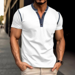 Meeste Slim Fit l&uuml;hikeste varrukatega vintage Henley s&auml;rgid Casual Basic Tops Suvine n&ouml;&ouml;biga Spordi T-s&auml;rgid Sportlik treening Niiskust &auml;rajuhtiv t-s&auml;rk meestele L