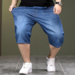 Kevad-suvi uued trendikad sinised meeste pestud teksap&uuml;ksid &otilde;hukesed vabaaja igap&auml;evased mitmek&uuml;lgsed lahtised suures suuruses sirged l&uuml;hikesed p&uuml;ksid meestele 33 helesinine v&auml;rv