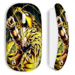 Souris sans fil maniacase blanche Son Goku Super Saiyan SSJ3 - Attaque point Dragon