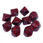 10 Akr&uuml;&uuml;list D10 t&auml;ringut, M&auml;ngu meelelahutusm&auml;nguasi, Pol&uuml;eedriline t&auml;ringukomplekt