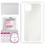apgo MATTE Protective Skin Sticker for the back compatible with Samsung Galaxy M32, Wrap Film, Hydrogel Film, Flexible, Soft TPU with positioning laye