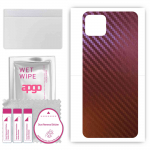 apgo skin sticker film foil vinyl for the BACK compatible with Oppo A72 5G, scratch-resistant, easy to install - Carbon Chameleon CAKA5