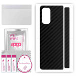 apgo Protective Skin Sticker for the back compatible with Xiaomi Mix Fold, Wrap Film, Foil, Vinyl - Pattern Carbon Black