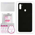 apgo Protective Skin Sticker for the back compatible with Samsung Galaxy M11, Wrap Film, Foil, Vinyl - Pattern Matrix