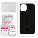 apgo Protective Skin Sticker for the back compatible with Apple iPhone 12 mini, Wrap Film, Foil, Vinyl - Pattern Matrix