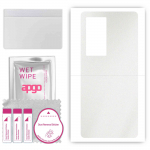 apgo Protective Skin Sticker for the back compatible with Vivo iQOO 8 Pro, Wrap Film, Foil, Vinyl - Pattern Matte Transparent