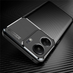 S&uuml;sinikkiust tekstuuriga pehme silikoonist tagakaas Xiaomi Poco C65 4G &uuml;mbrisele kummist p&otilde;rutuskindel Coque PocoC65 Poko Little C65 C 65 For Xiaomi Poco C65 must