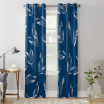 Lehed K&auml;sit&ouml;&ouml;na Maalitud Akvarell Akna Kardinad Elutuppa Magamistuppa Kardin Moodsad K&ouml;&ouml;gikardinad Kardinad 135W x 60H(cm) x1 gray