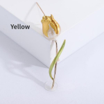 1 tk Uus mood tilk&otilde;li Tulip Ehted Korea pross Pin Temperament Naiste r&otilde;ivad Aksessuaarid Lillen&otilde;elad
