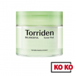 [Torriden] BALANCEFUL Cica Daily Toner Pad 60ea for Cooling, Calming, Exfoliating Care Pad (60ea)