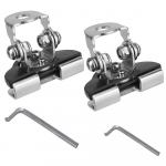 Auto mootori kapoti kate 1paar universaalne kinnitusklamber metallist kronsteini hoidik Led t&ouml;&ouml;tuleriba h&otilde;be