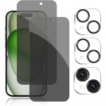 Privaatsuskaitseklaas Kaamera objektiivi t&auml;ielik katvus Spioonivastane karastatud klaasist kaitse iPhone 15 Pro Max 14 Plus 13 Mini 12 11 X Xs Xr Se 2022 2020 jaoks For iPhone 15