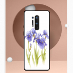 Blue Iris Flower &uuml;mbris OnePlusi jaoks 11 10 9 Pro 8T 9RT 10T Ace OnePlus Nord N10 N100 N20 2T CE 2 Lite kate OnePlus 10Pro