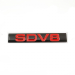 ABS SDV6 SDV8 Logo T&auml;hed Pagasiruumi Embleem Autokleebis Auto Tagaluugi Kleebised La-nd Ro-ver Ran-ge Ro-ver Velar LR4 LR2 LR3 SV jaoks SDV6 h&otilde;be