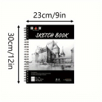 1 tk Sket&scaron;ijoonistusraamat Topeltspiraalk&ouml;ide Professionaalne Kunst T&uuml;hjad Sket&scaron;iraamat 1pc