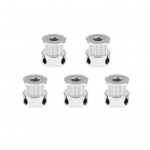 5tk GT2 hammasratas 6/10mm laius 16/20 hammast 5 ava metallist hammasrihm s&uuml;nkroonratas 3D printeri osad tarvikud 6mm A