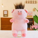 Funny Doll Hairstyle Pig Plush Toy Puppy Doll Pillow Ugly Duck Dog Bear Angry Pig Cool Doll 40cm 0.5kg