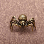 Massiivsest vasest &auml;mblikukujukesed Miniatuursed loomingulised lauaarvuti m&auml;nguasjad, kaunistused, k&auml;sit&ouml;&ouml;, tarvikud Vintage messingist loomatee Lemmikloom
